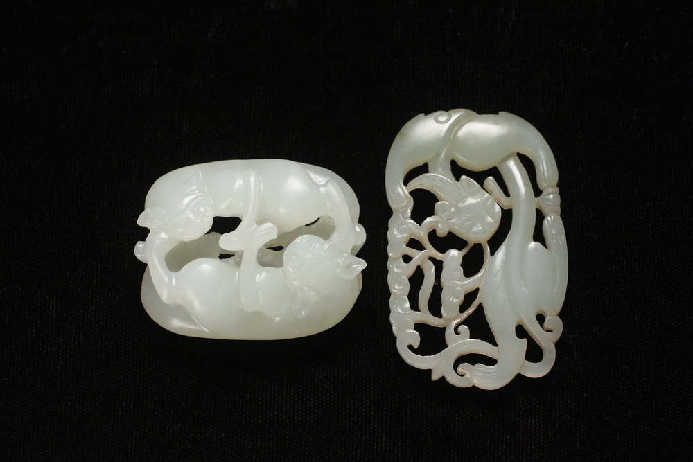 (2) CHINESE JADE PENDANTS - Two