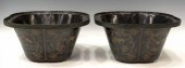 (2) CHINESE LACQUERED PAPIER-M