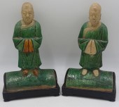 (2) CHINESE MING DYNASTY GLAZE
