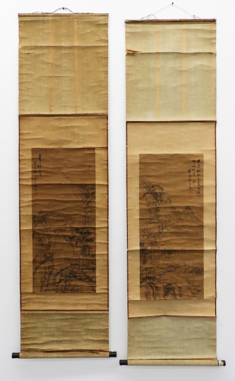 2 CHINESE MOUNTAINOUS LANDSCAPE
