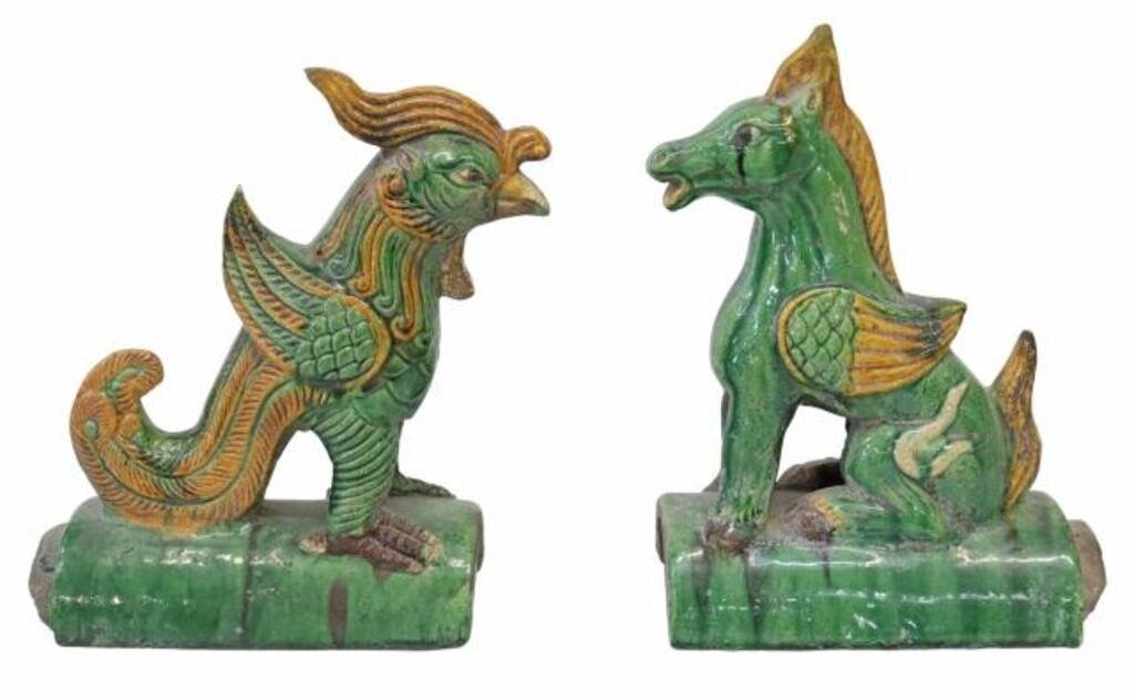 (2) CHINESE MYTHICAL CREATURE