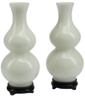 (2) CHINESE PEKING GLASS DOUBL