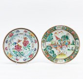 2 CHINESE PIECES, 1 ROSE MEDAL