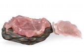 2 CHINESE PINK QUARTZ BRUSH WA