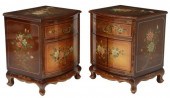 (2) CHINESE POLYCHROME LACQUER