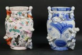2 CHINESE PORCELAIN "BOYS" VAS
