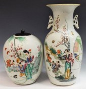 (2) CHINESE PORCELAIN FIGURAL