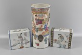 2 CHINESE PORCELAIN PILLOWS &