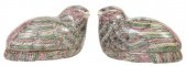 (2) CHINESE PORCELAIN QUAIL BI
