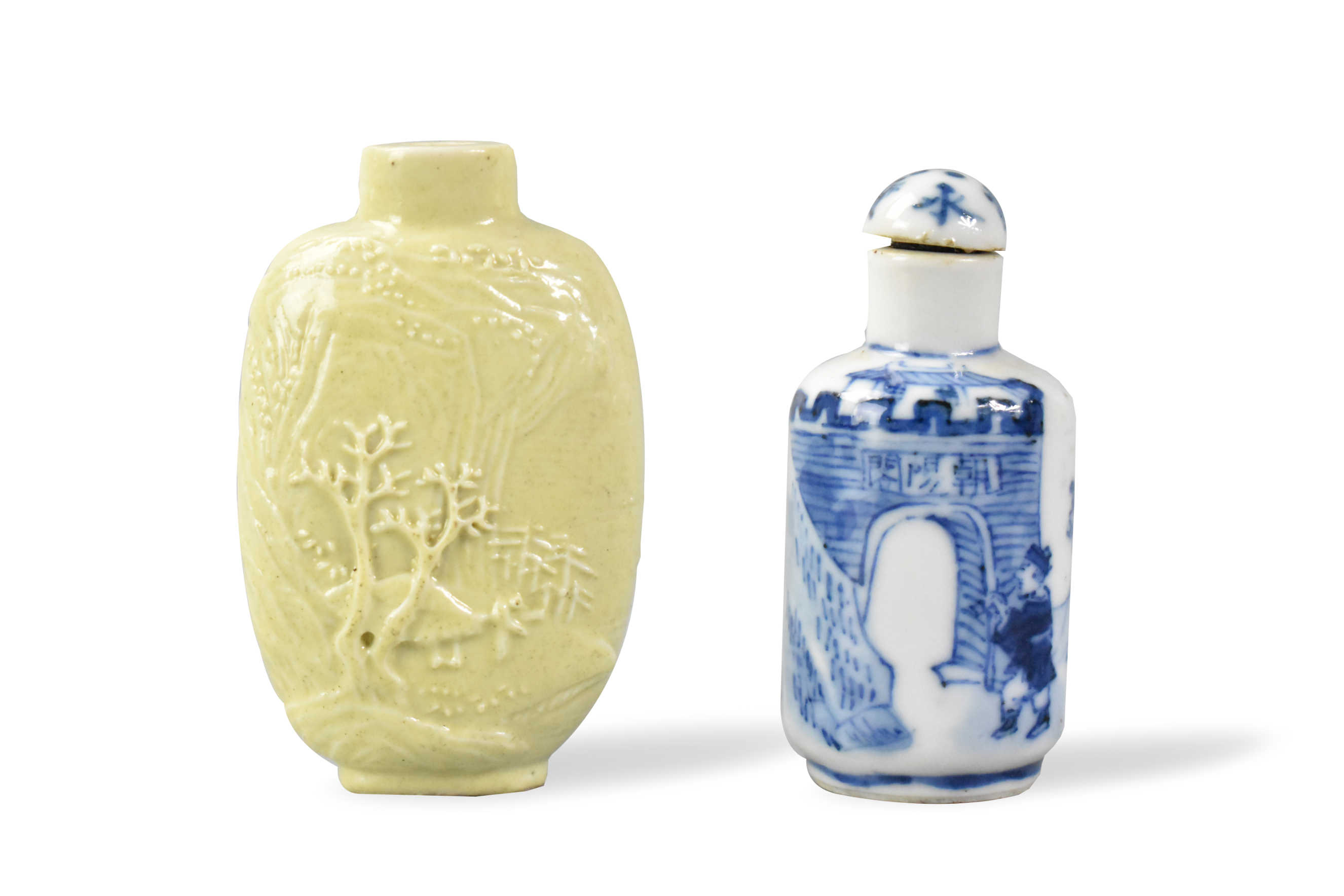 2 CHINESE PORCELAIN SNUFF