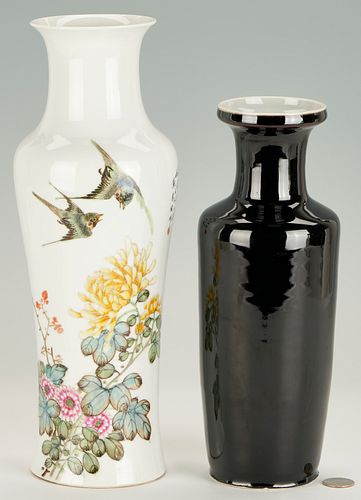 2 CHINESE PORCELAIN VASES1st