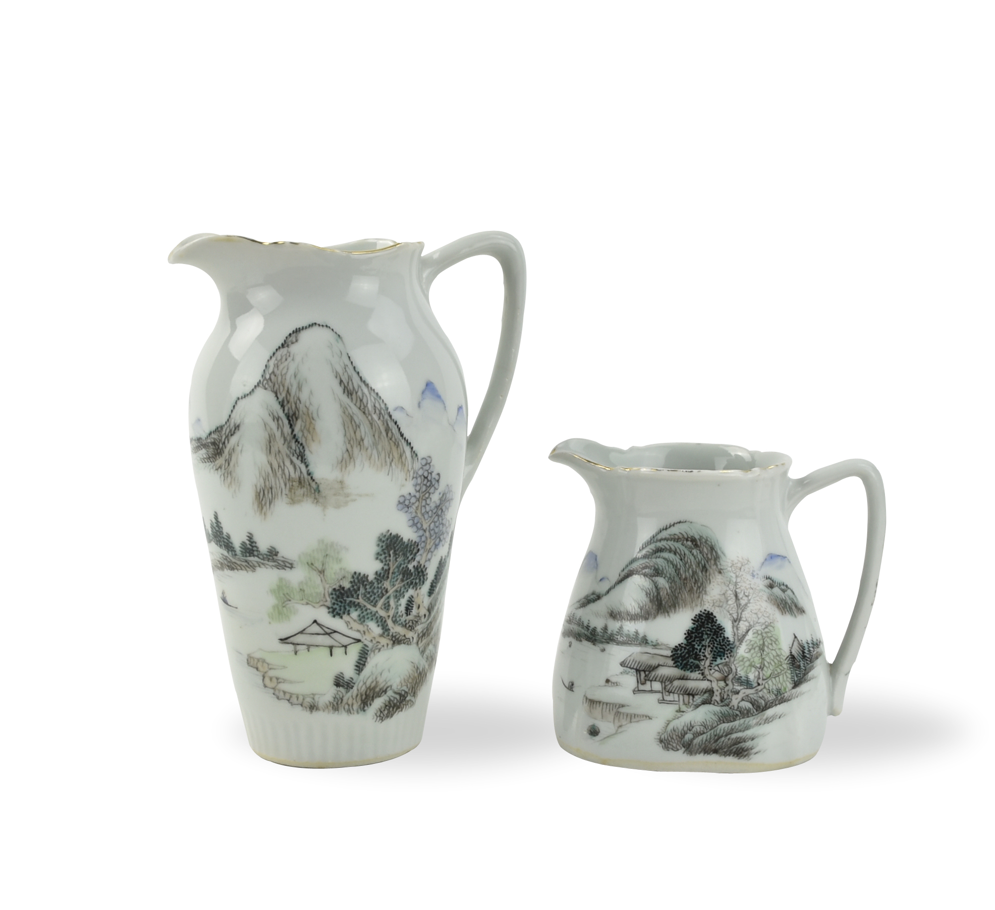 (2) CHINESE QIANJIANG GLAZED
