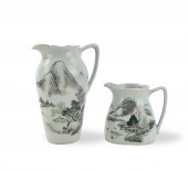 (2) CHINESE QIANJIANG GLAZED P