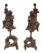 (2) CHINESE ROOTWOOD CARVING B