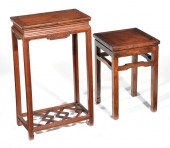 2 CHINESE ROSEWOOD STANDS2 Chi