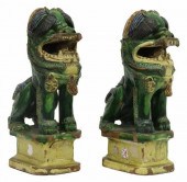 (2) CHINESE SANCAI GLAZED CERA