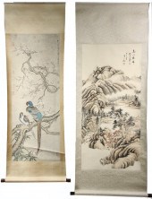 (2) CHINESE SCROLLS - Includin