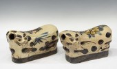 (2) CHINESE SEATED CAT FORM CE