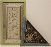 (2) CHINESE SILK EMBROIDERIES.
