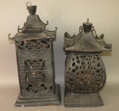 2 CHINESE TIN LANTERNca. 1950-