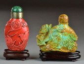 (2) Chinese Turquoise & Coral