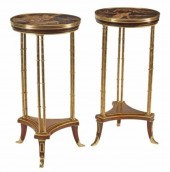 (2) CHINOISERIE STYLE BRONZE D