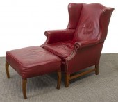 (2) CHIPPENDALE STYLE WINGBACK