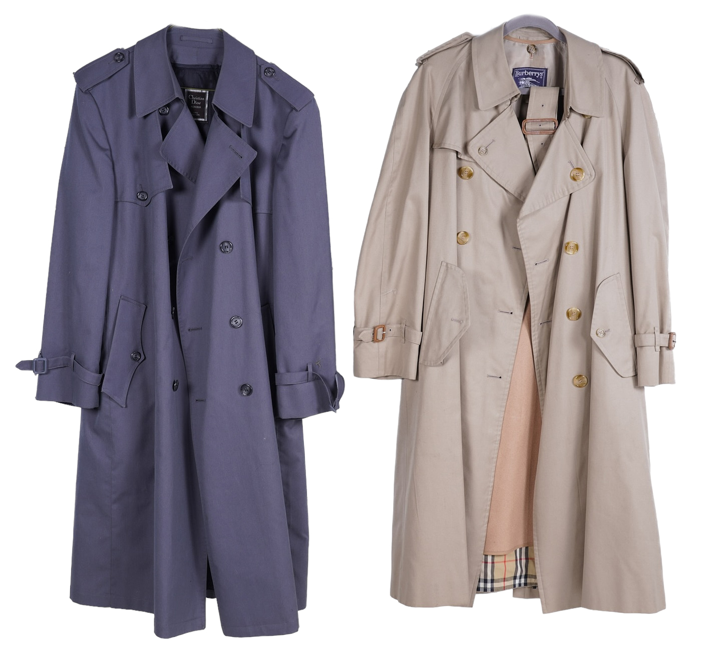 (2) Christian Dior and Burberry's