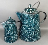 2 CHRYSOLITE COLOR AGATEWARE C