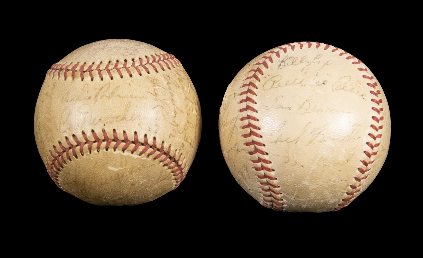 (2) CIRCA 1948 BROOKLYN DODGER TEAM