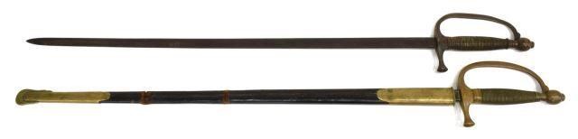 (2) CIVIL WAR M1840 AMES & ROBY