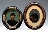 2 CIVIL WAR PAINTED WHOLE PLAT