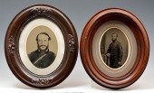 2 CIVIL WAR WHOLE PLATE TINTYP