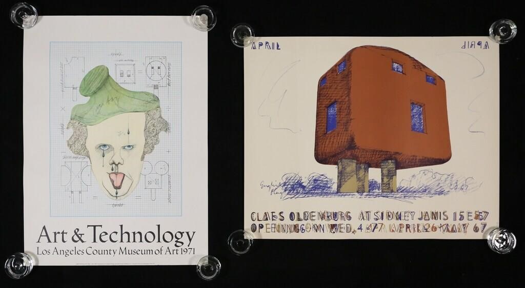 2 CLAES OLDENBURG EXHIBITION
