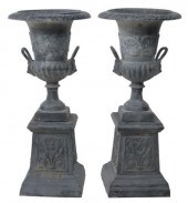 (2) CLASSICAL STYLE CAST IRON