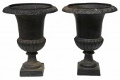 (2) CLASSICAL STYLE CAST IRON