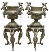 (2) CLASSICAL STYLE SILVERED B