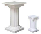 (2) CLASSICAL STYLE WHITE PEDE