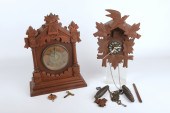 (2) Clocks, c/o gingerbread ma