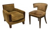 (2) CLUB ARMCHAIR & NANCY CORZ