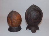2 COCONUT SHELL BANKSLot of tw