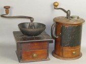 2 COFFEE GRINDERSca. mid 19th-