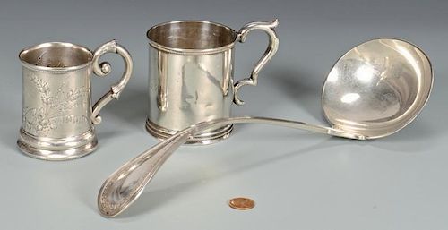 2 COIN SILVER CUPS PLUS