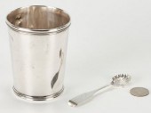 2 COIN SILVER ITEMS, KY CUP &