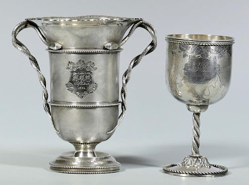 2 COIN SILVER PRESENTATION ITEMS,