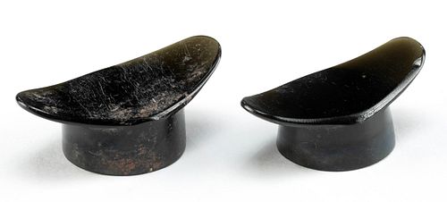 2 COLIMA OBSIDIAN LIP LABRET