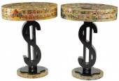(2) COMIC BOOK VENEERED ONE-DR