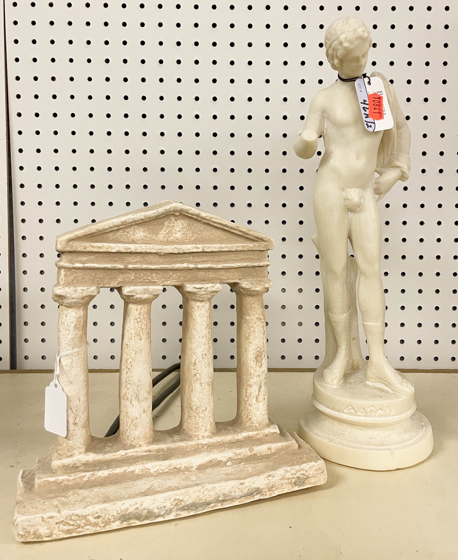 (2) Composite Greek sculpture,