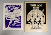 2 CONCERT POSTERS THREE DOG NI