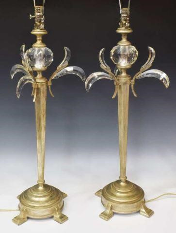 (2) CONTEMPORARY FINE ART LAMPS